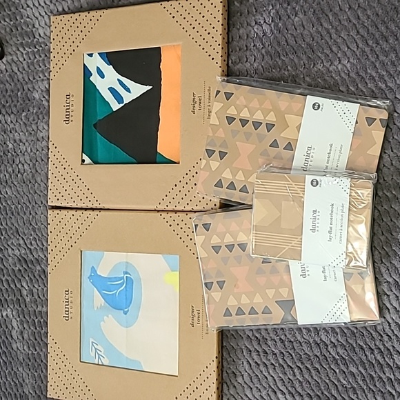 ⭐️3/$35 Danica Limited Edition Designer Tea Towels & Notebooks - Picture 1 of 9